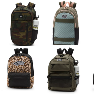 Vans Backpacks Only $19.95 Shipped (Regular $36 – $85)!