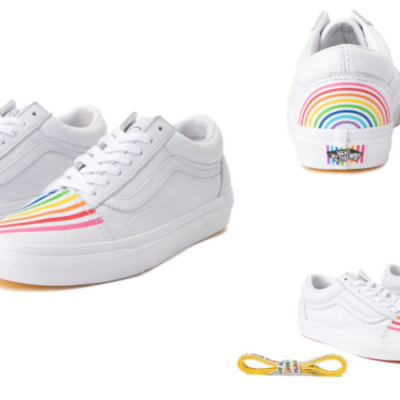 Vans x FLOUR SHOP Old Skool Rainbow Skate Shoes Only $29.99 (Regular $84.99)!