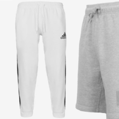 adidas Men’s Fleece Joggers $24 (regular $50) – Shorts $14 (Regular $45)!