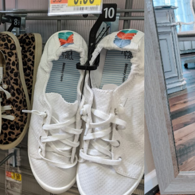 Time and Tru Scrunchback Sneakers Only $10!