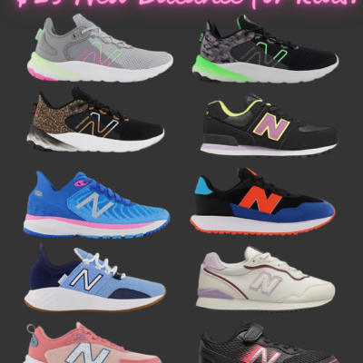 New Balance Shoes for Kids Only $25 Each wyb Two (Regular up to $64.99)!