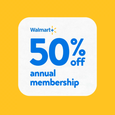 Walmart+ Membership 50% Off – Only $49 for 1 Year!