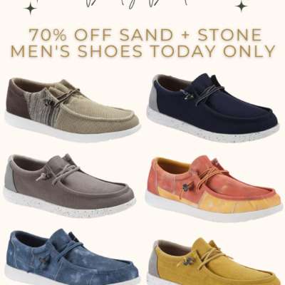 Men’s Sand + Stone Brian Shoes Only $18 (Regular $60) – Today Only!