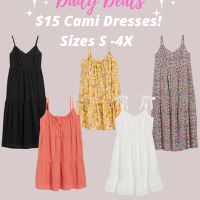 $15 Old Navy Cami Dresses (Regular up to $40)!