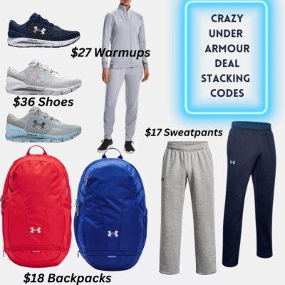 Crazy Under Armour – Stacking Codes!