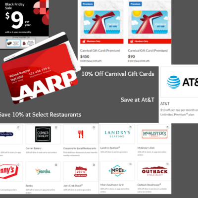 Buying Carnival Gift Cards on AARP – My favorite way to save on cruises!